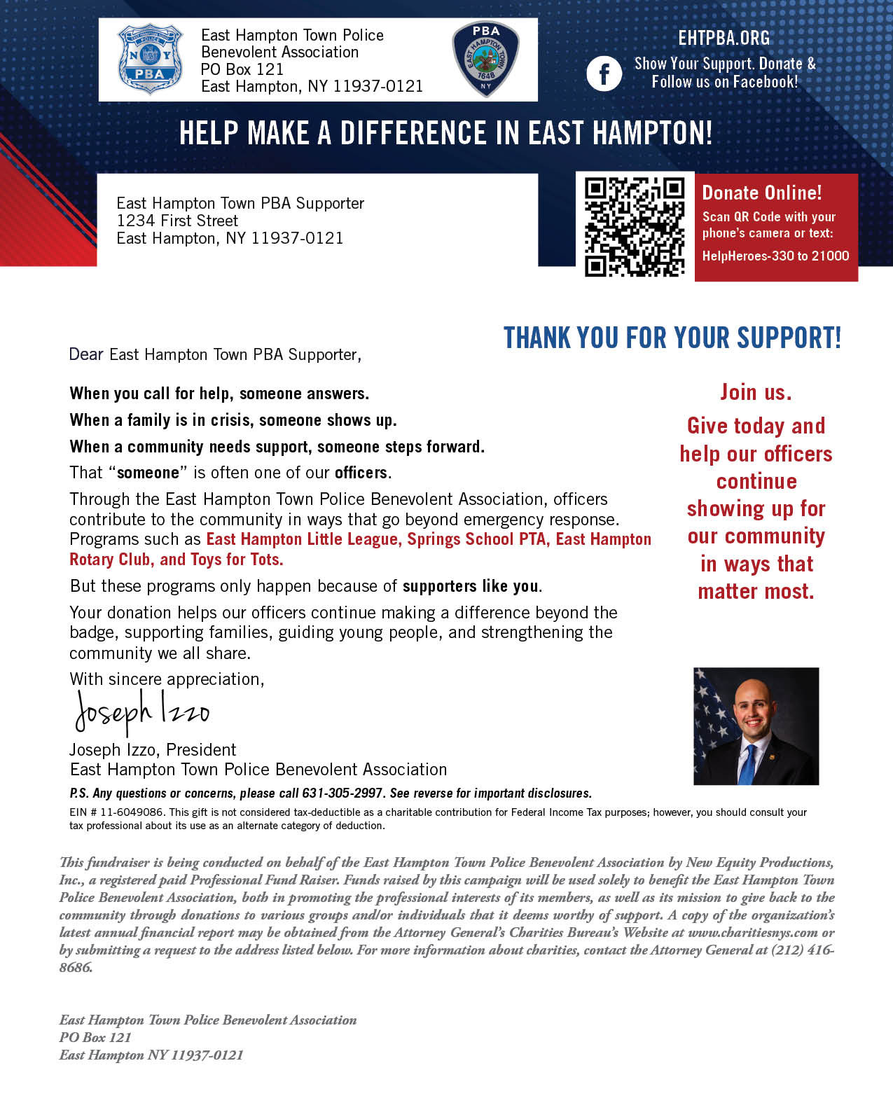 Donation Letter